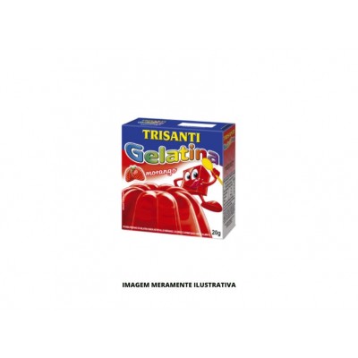 GELATINA MORANGO TRISANTI 1X36X20G